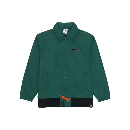 Adidas Originals Лесной зеленый Мужской Бархатные куртки