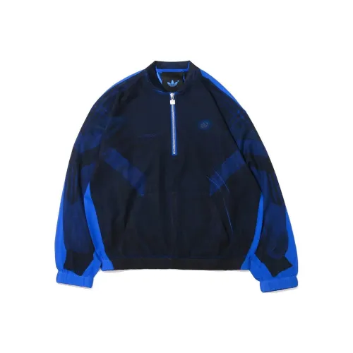 Adidas Originals Бейсбольная куртка Мужская Синяя