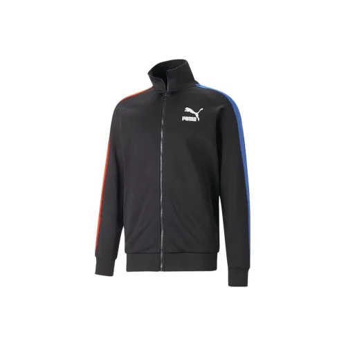 PUMA T7 ICONIC Мужская Спортивная Куртка Мужская Черная