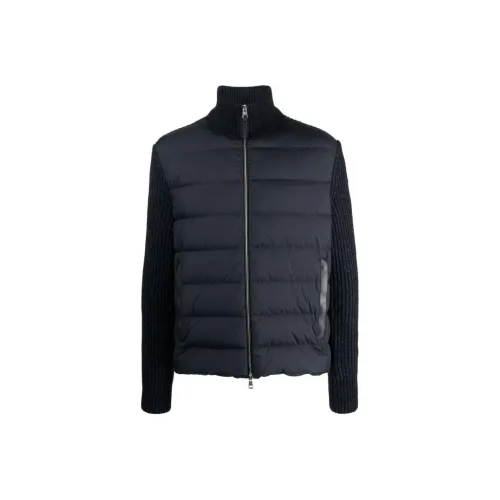 Moncler Морской Синий Мужской Пуховик