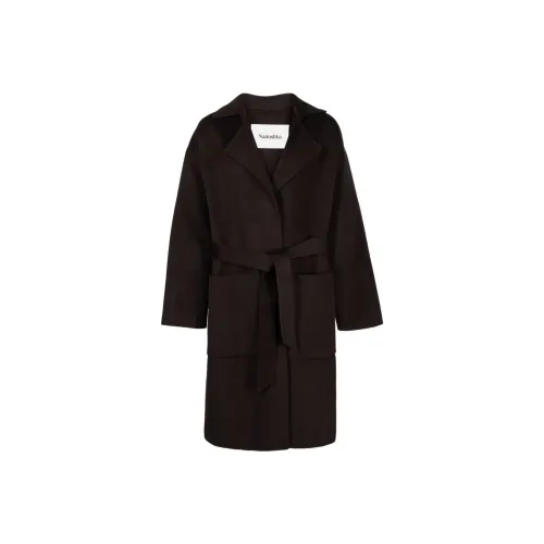 NANUSHKA Коричневое Мужское Пальто