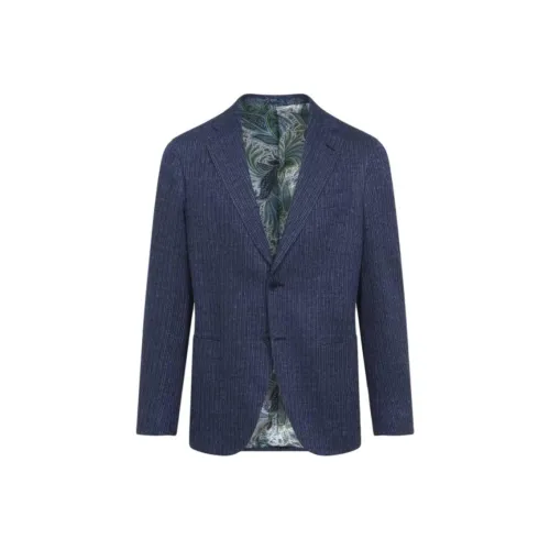 ETRO Синий Мужской Деловой Костюм