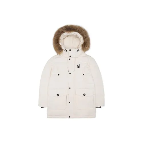 MLB New York Yankees Down Jacket Short Unisex White
