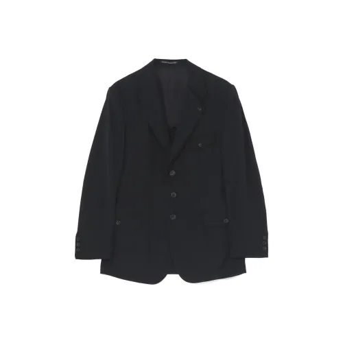 Yohji Yamamoto Бизнес-костюм мужской черный