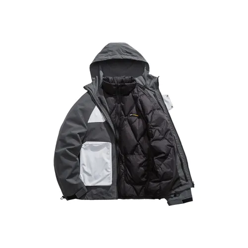 MEIPIN TANG Зимний пуховик корейский стиль унисекс