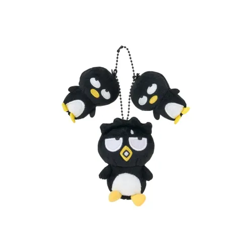 Санрио Cool PENGUIN Трехкомпонентный Набор Мини Кукла с Талисманом Плюшевый Брелок Высота 15,5 см