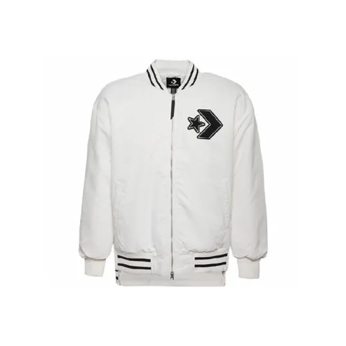 Конверс Бейсбольная куртка Мужская Белая