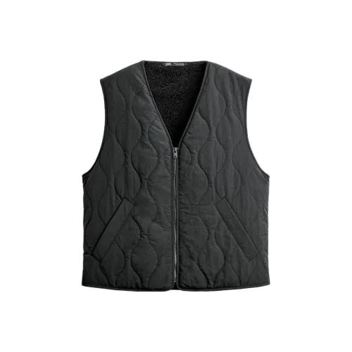 ZARA Мужские черные жилеты