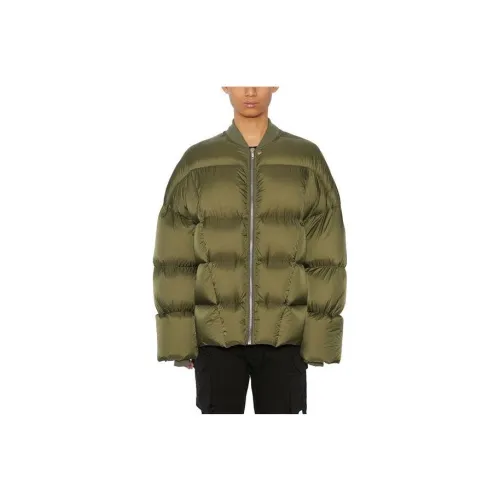 RICK OWENS совместный бренд Зеленый Мужской Пуховик