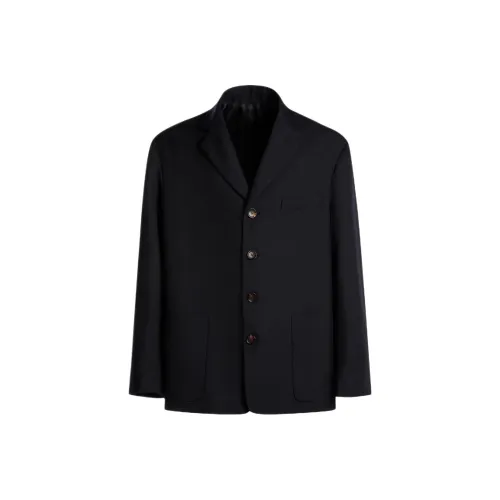 BALLY FW24 Куртки и пальто Мужской Морской синий