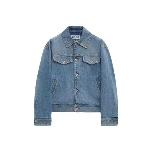 LOEWE Совместное издание Синий Мужской Джинсовые куртки