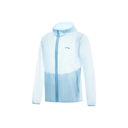 LINING Fitness Series Glacier Blue Мужская защита от солнца Одежда