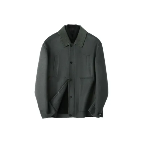 SINBOS Кустарниковый зеленый Мужское пальто