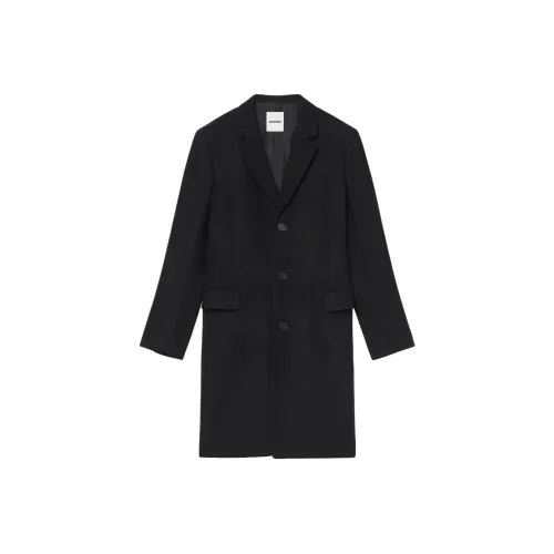 Sandro Мужское черное пальто