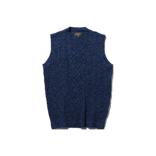 BEAMS FUTURE ARCHIVE Series FW24 Плюс Жилет Мужской Индиго