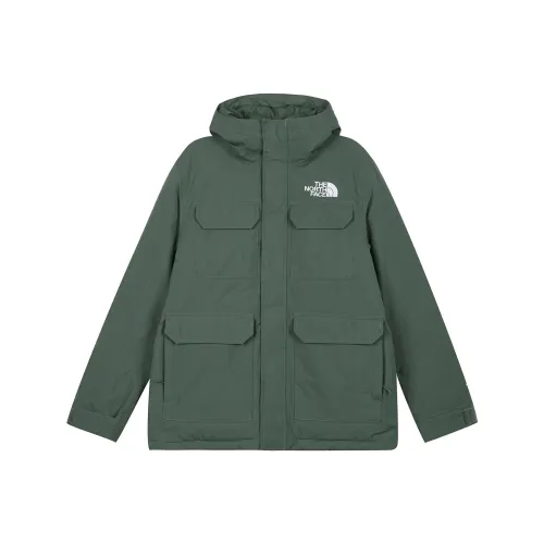 THE NORTH FACE Пуховик Мужской Зеленый