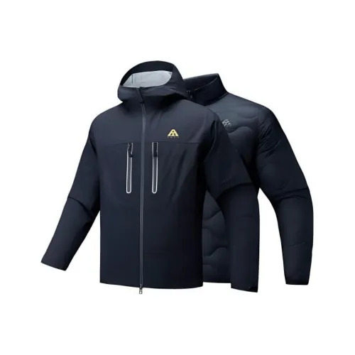 Anta Основной черный/Основной черный Мужские ветровки