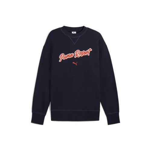PUMA Свитшот Унисекс Темно-синий