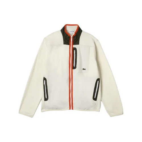 Куртки и пальто LACOSTE Collaboration Мужские Бежевые