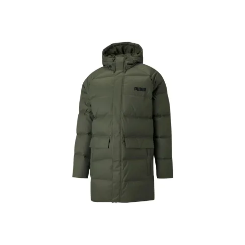 PUMA Пуховик Мужской Виноградный Лист Зеленый
