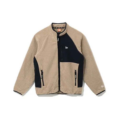 New Era Бежевый Унисекс Бархатные куртки