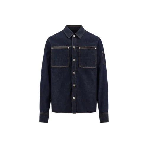 FERRAGAMO FW24 Denim Jacket Men's Indigo