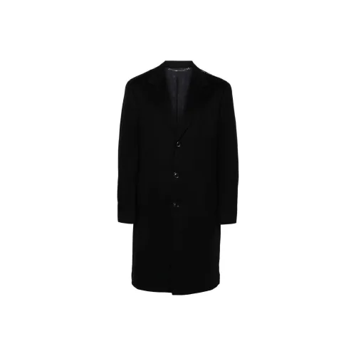 Canali SS24 Пальто Мужское Полуночный Синий