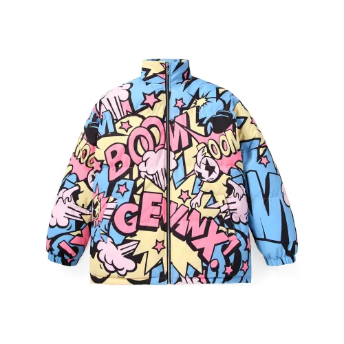 GENANX Индивидуальный принт унисекс объемные куртки (пуфы)