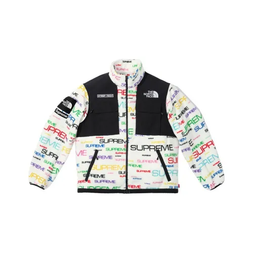 Supreme Tnf Joint Series Унисекс Бархатные куртки