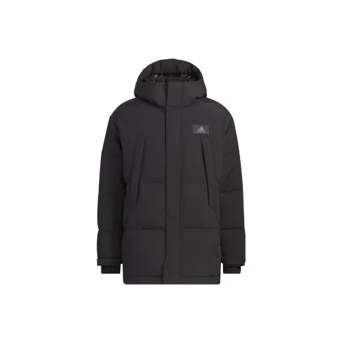 Adidas Пуховик Мужской Черный Черный Серый