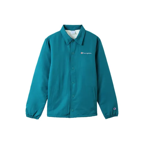 Champion FW21 Velvet Feel Coat Японская версия Унисекс Озерный Синий