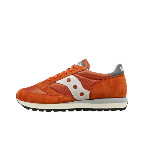 Saucony Jazz 81 Slip-Resistant Abrasion-Resistant Low-Top Casual Running Shoes Unisex Red Brown Сaucony Jazz 81 Противоскользящий устойчивый к истиранию низкий топ повседневная беговая обувь унисекс красный коричневый