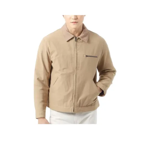 THEORY Хлопковый пуховик мужской светлый умбра