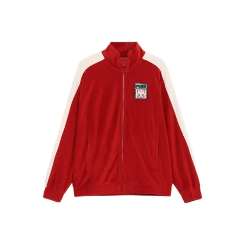 PUMA T7NEKO san FW24 Куртки и Пальто Унисекс Темно-красный