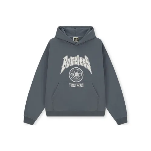 BONELESS Свитшот Унисекс Washed Blue Gray