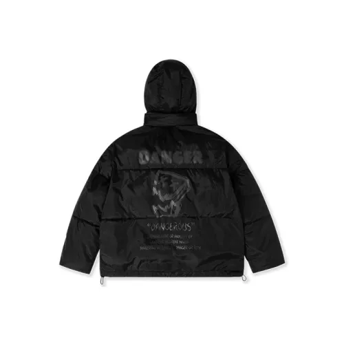 DANGEROUSPEOPLE Пуховик Унисекс Черный