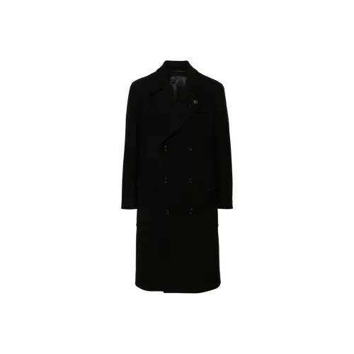 LARDINI Черное Мужское Пальто