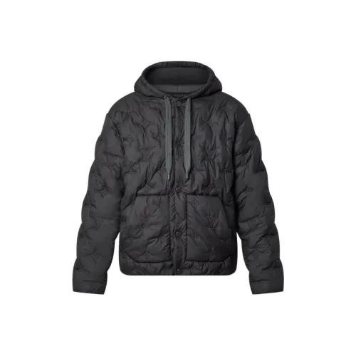 LOUIS VUITTON SS23 Хлопковый пуховик Мужской Черный