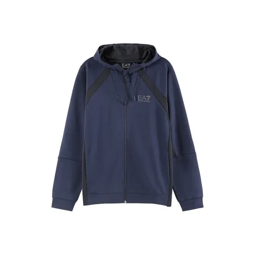 EMPORIO ARMANI EA7 Куртки и Пальто Мужской Морской Синий