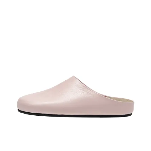 LOMOQUEEN Резиновая подошва устойчивая к запахам и износу домашние тапочки для женщин устойчивые к потертиям в цвете "Love" с мouss и розовым оттенком