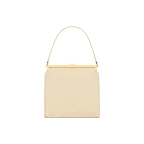 SAINT LAURENT Телячья кожа Сумка через плечо Сумка Обычная Женская с глазурованным покрытием Белый