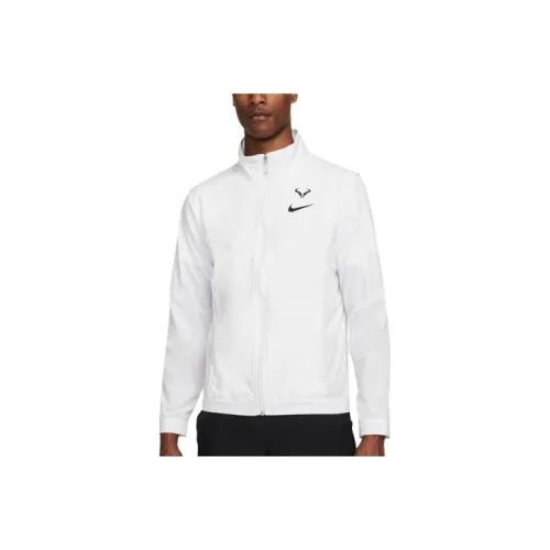 Nike Dri Fit Белый/Белый/Белый/Черный Мужские Куртки