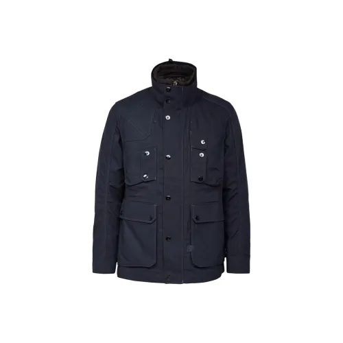 STAR RAW Темно-синяя мужская куртка