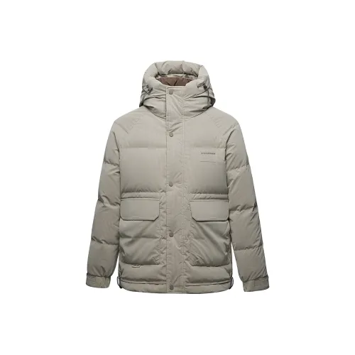 HLA Khaki Stripe G5 Мужские Пуховики