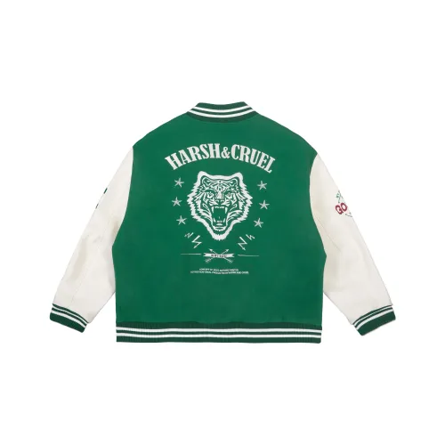 HARSH AND CRUEL Бейсбольная куртка Унисекс