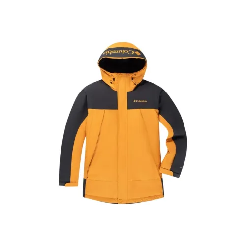 Columbia совместный бренд Omni Термо Лыжный спорт и парапланеризм Водонепроницаемый и Теплый Ветровка Мужской Желтый