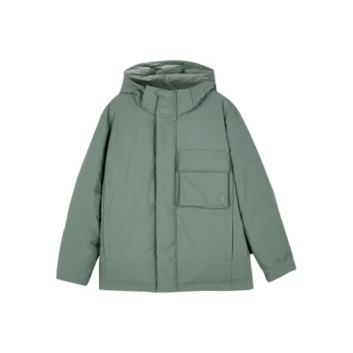 Skechers Diamond Series Пуховик Мужской Зеленый