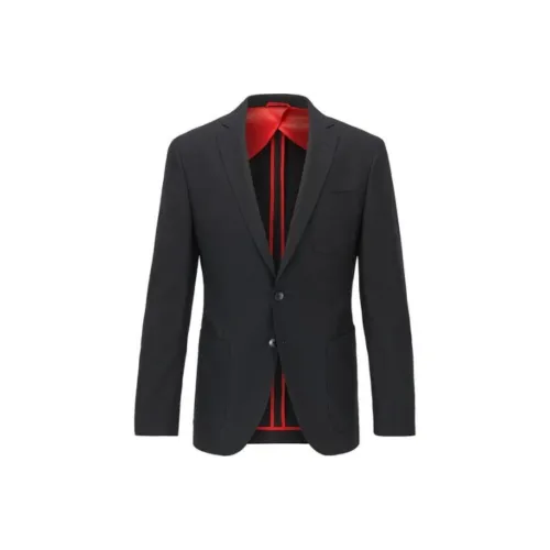 Hugo Boss Черные Мужские Деловые Костюмы