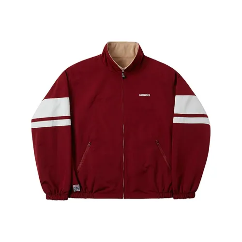 Vision Street Wear Красный Унисекс Бархатные куртки