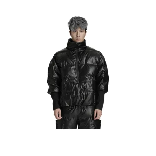 NORVINCY Зимний Укороченный Велоспорт Воротник-стойка Пуловер Пуховая куртка Унисекс